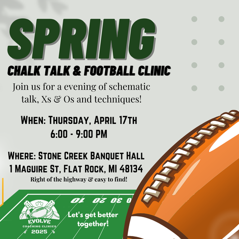 Spring Chalk Talk & Football - Ticket